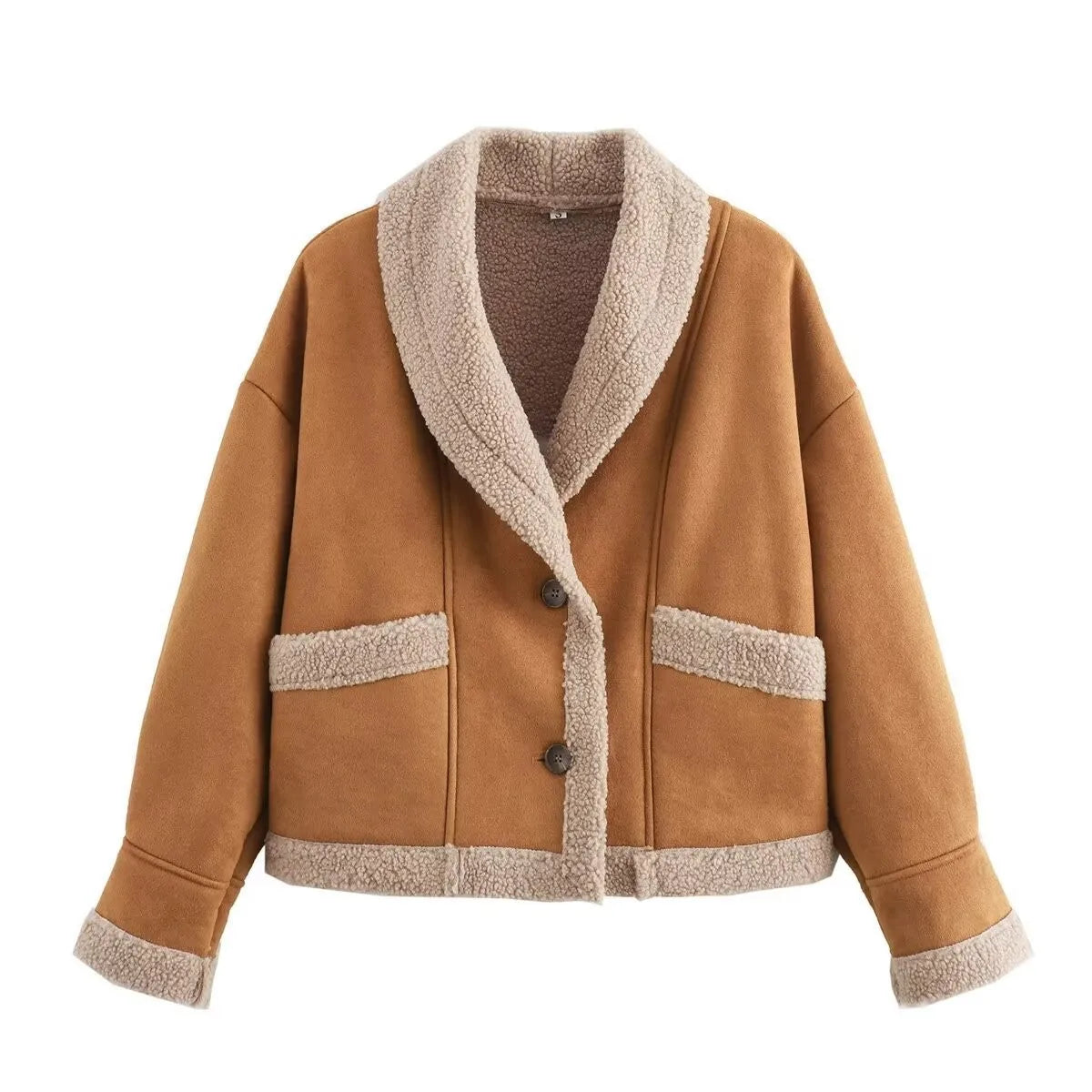 Women's Clothing 2024 Autumn and Winter New Fashion Casual Leather and Fur Lamb Wool