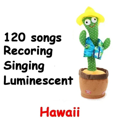 Talking Cactus Toy with LED 120 English Songs Singing Musical Toys