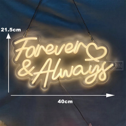 Mr Mrs Neon Sign LED Light with Dimmable Switch Wedding Better Together Neon Sign