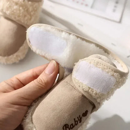 Warm Infant Toddler Crib Snow Boots Soft Comfortable Infant Girls Boys Anti-Slip Socks Slipper