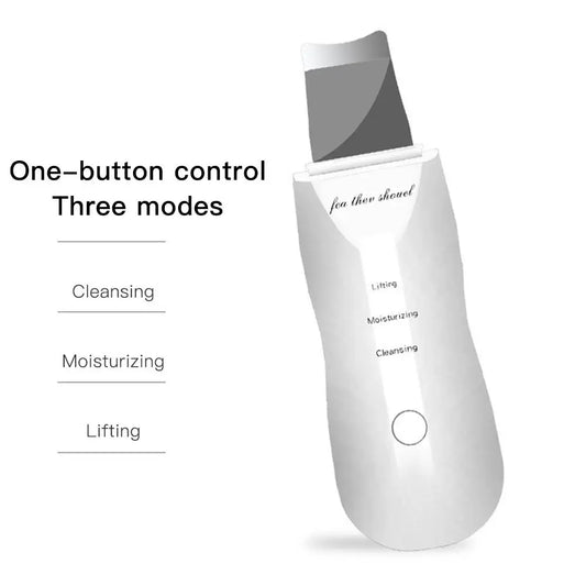Electric Skin Scrubber Blackhead Remover Dead Skin Acne Scalper Vibration Facial Clean