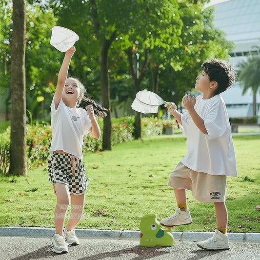 Flying Disc Air Rocket Launcher Toy