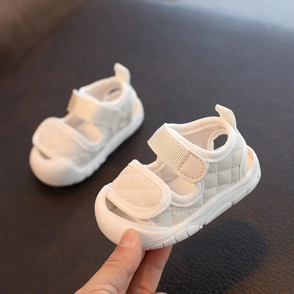 Baby Boy Sandals 2025 Summer Newborn First Walkers Beach Infant Shoes Fashion Design