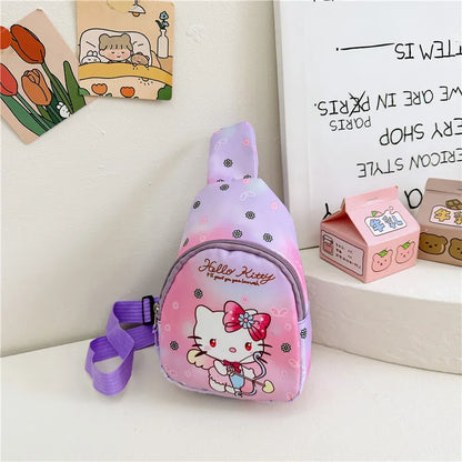Sanrio Bag Cinnamoroll Bag Cartoon Shoulder Handbag Kuromi Kawaii Hello Kitty Chest Bags