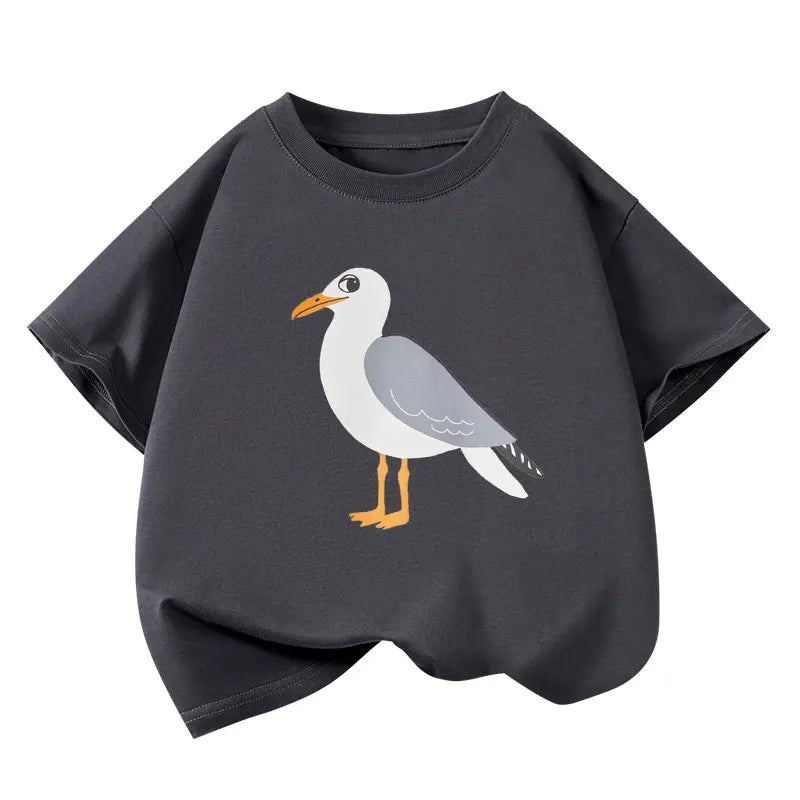 Kids Cartoon Print T-shirt