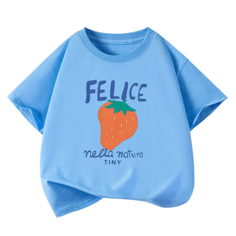 Kids Cartoon Print T-shirt