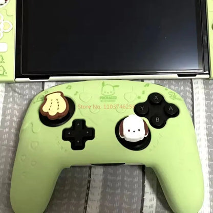 New Sanrio Cinnamoroll Kuromi Pochacco Cartoon Ps5 Ns Pro Kawaii Switch Pro Gamepad