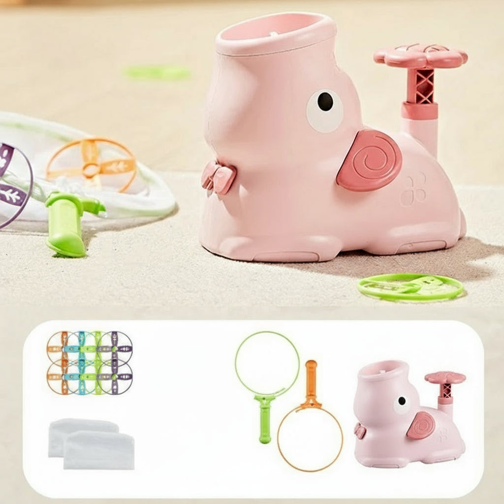 Flying Disc Air Rocket Launcher Toy