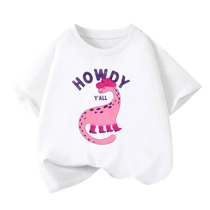 Kids Cartoon Print T-shirt