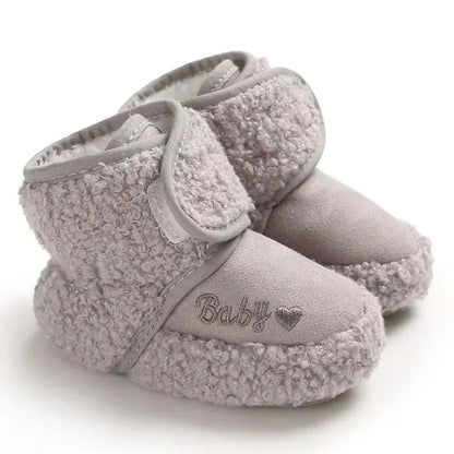 Warm Infant Toddler Crib Snow Boots Soft Comfortable Infant Girls Boys Anti-Slip Socks Slipper