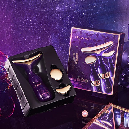 3 In 1 Facial Lifting Device Neck Facial Eye Massage Face Slimmer EMS Beauty Skin Tightening