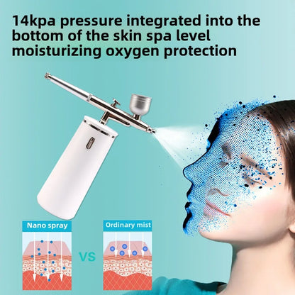 High-Pressure Oxygen Moisturizer, Handheld Spray Device, USB-C Rechargeable