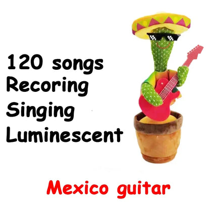 Talking Cactus Toy with LED 120 English Songs Singing Musical Toys