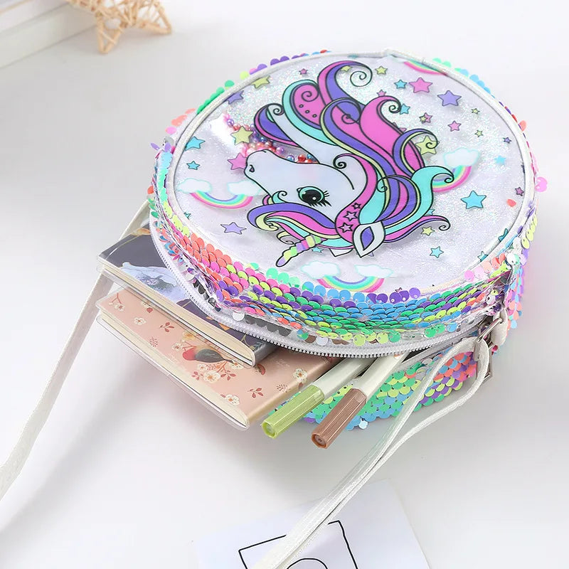 Kids Sequin Crossbody Bag