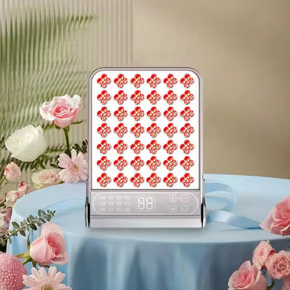 Home use personal skin care face beauty anti-aging pdt led light therapy machine with makeup mirror