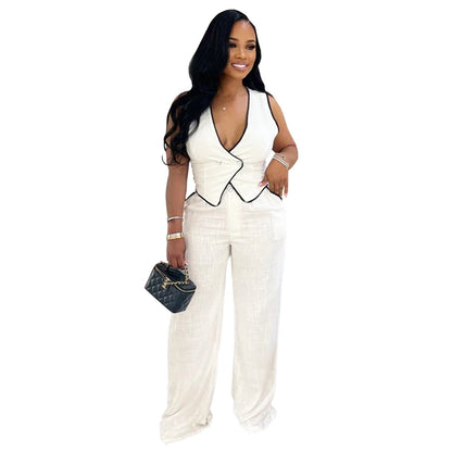 Women Elegant Pants Suit Set