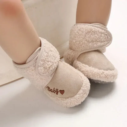 Warm Infant Toddler Crib Snow Boots Soft Comfortable Infant Girls Boys Anti-Slip Socks Slipper
