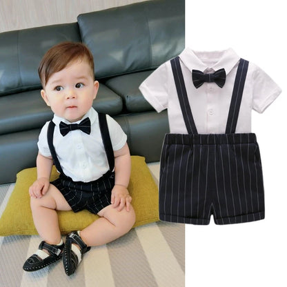 Boys Tee and Overalls Clothing Set
