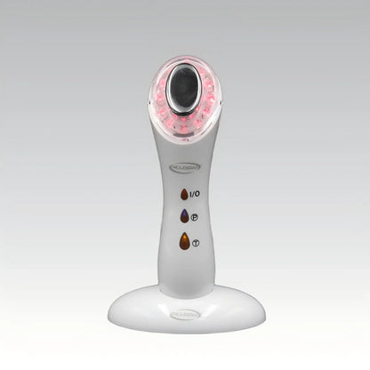 5-in-1 Ultra Skin Rejuvenator Red/Blue/Yellow LED Care Device Ultrasonic/Vibration Massage