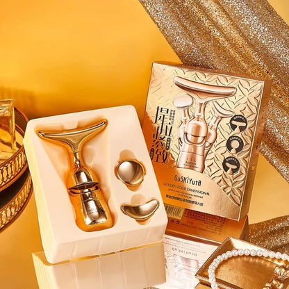 3 In 1 Facial Lifting Device Neck Facial Eye Massage Face Slimmer EMS Beauty Skin Tightening