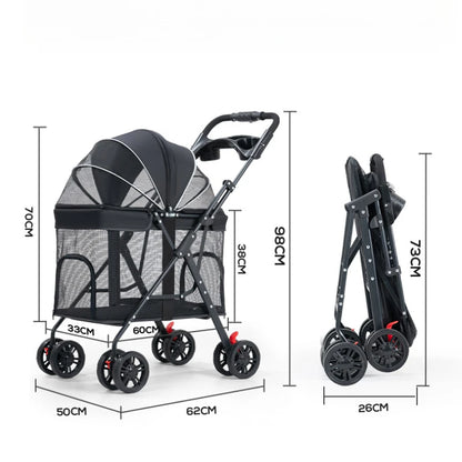 Pet Dog Cat Stroller