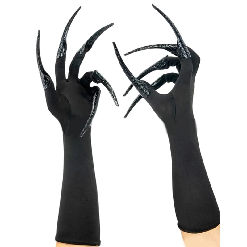 Halloween Long Nails Gloves