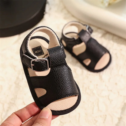 2025 New Toddler First Walker Baby Crib Newborn Baby Summer Sandals Infant Boy Girl