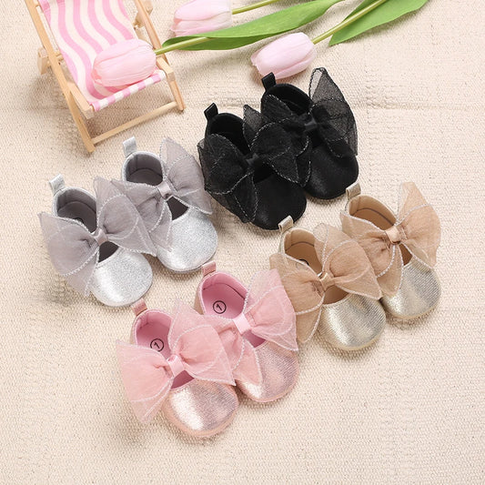 Soft Cotton Lace Baby Girl Princess Shoes 2023 Newborn Moccasins Shoes Cotton Sole