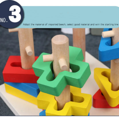 Wooden Toys for Kids Children's Montessori Early Education Toys Logical Training Toys