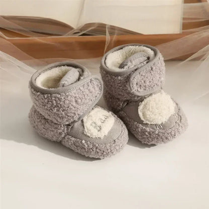 Warm Infant Toddler Crib Snow Boots Soft Comfortable Infant Girls Boys Anti-Slip Socks Slipper