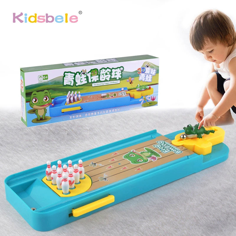 Mini Desktop Bowling Game Toy Funny Indoor Parent-Child Interactive Table Sports Game