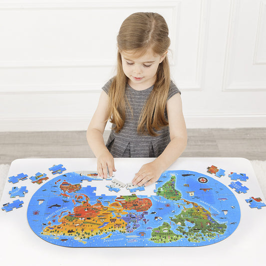 Plane Animal Puzzle Children's Puzzle Paper Toys One Piece