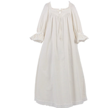 Retro  Nightdress Princess Style Lace Home Clothes Cute Women
