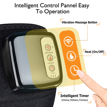 Electric Infrared Heating Knee Massager Wrap Elbow Joint Support Vibration Therapy Physiotherapy