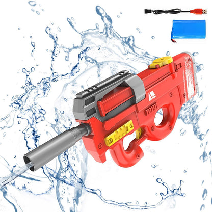 New P90 Electric Water Gun High-Tech Kids Toys Outdoor Beach Pool Large Capacity