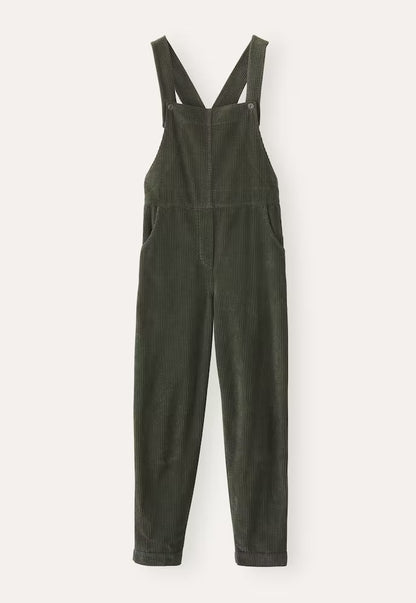 Corduroy Bib Overalls With Buttons And Pockets Fashion Casual Jumpsuit