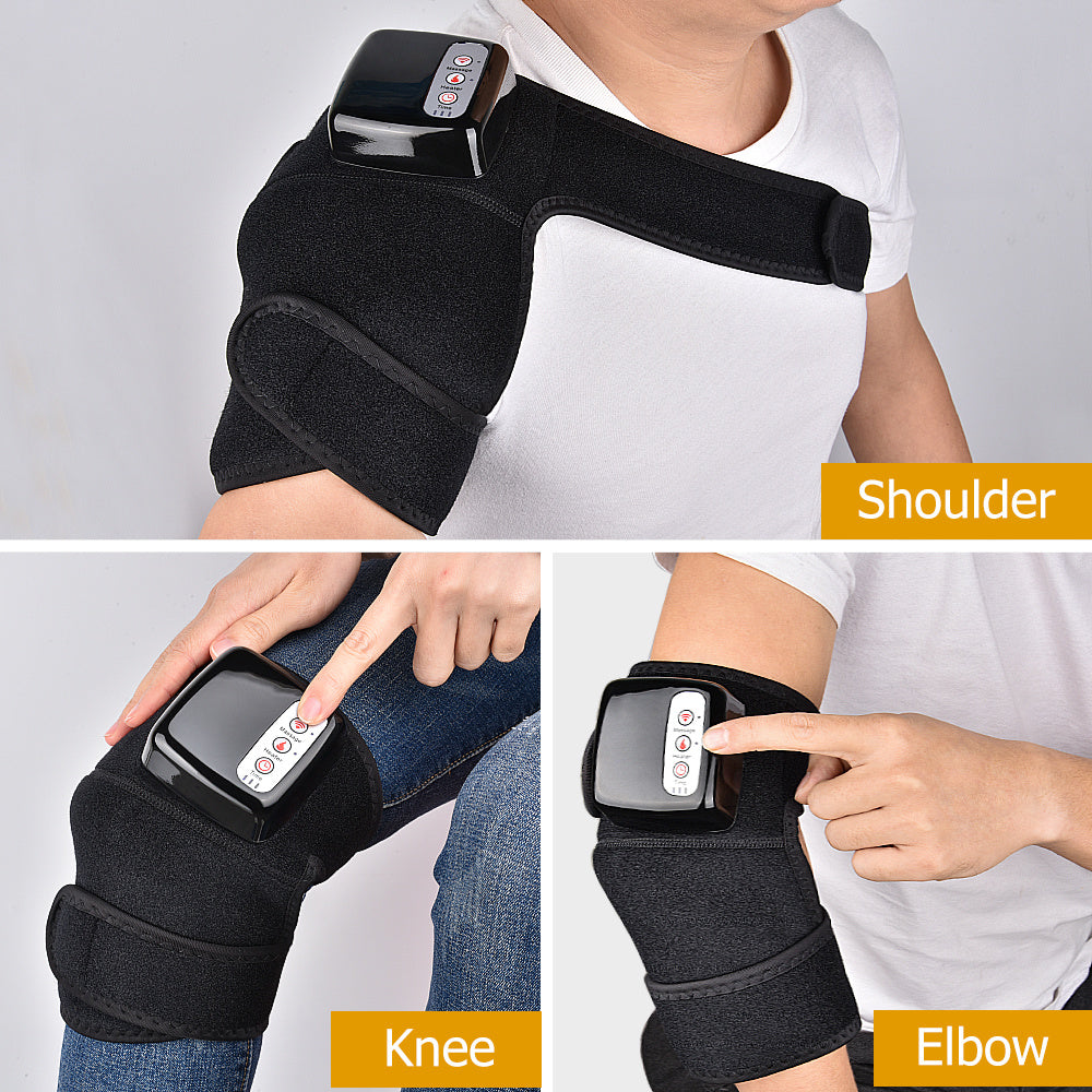 Electric Infrared Heating Knee Massager Wrap Elbow Joint Support Vibration Therapy Physiotherapy