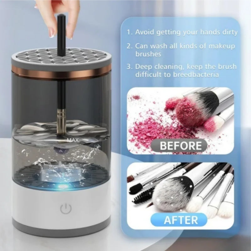 Makeup Brush Cleaner Automatic Rotating Makeup Brush Cleaner USB Portable