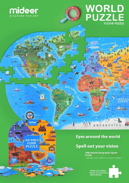 Plane Animal Puzzle Children's Puzzle Paper Toys One Piece